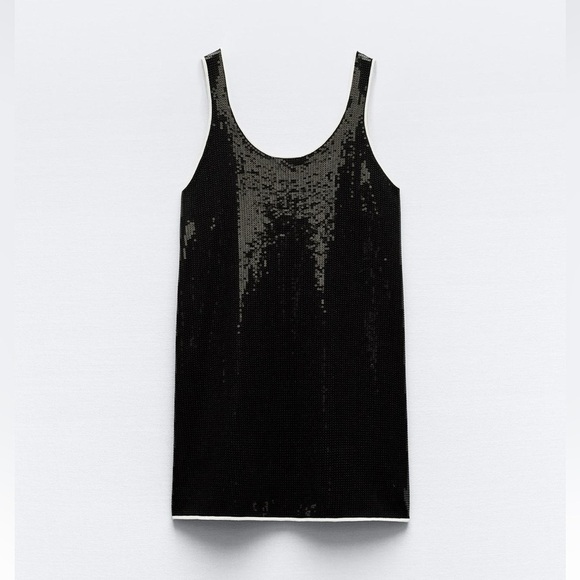 New ZARA Sequin Mini Dress - Picture 9 of 10